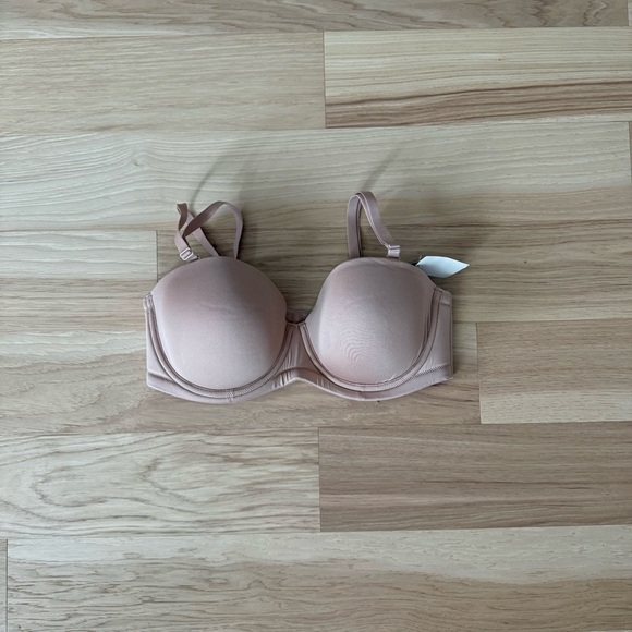 Wacoal  Red Carpet Strapless Full-Busted Underwire Bra Dark Beige Size 38D - Picture 7 of 11